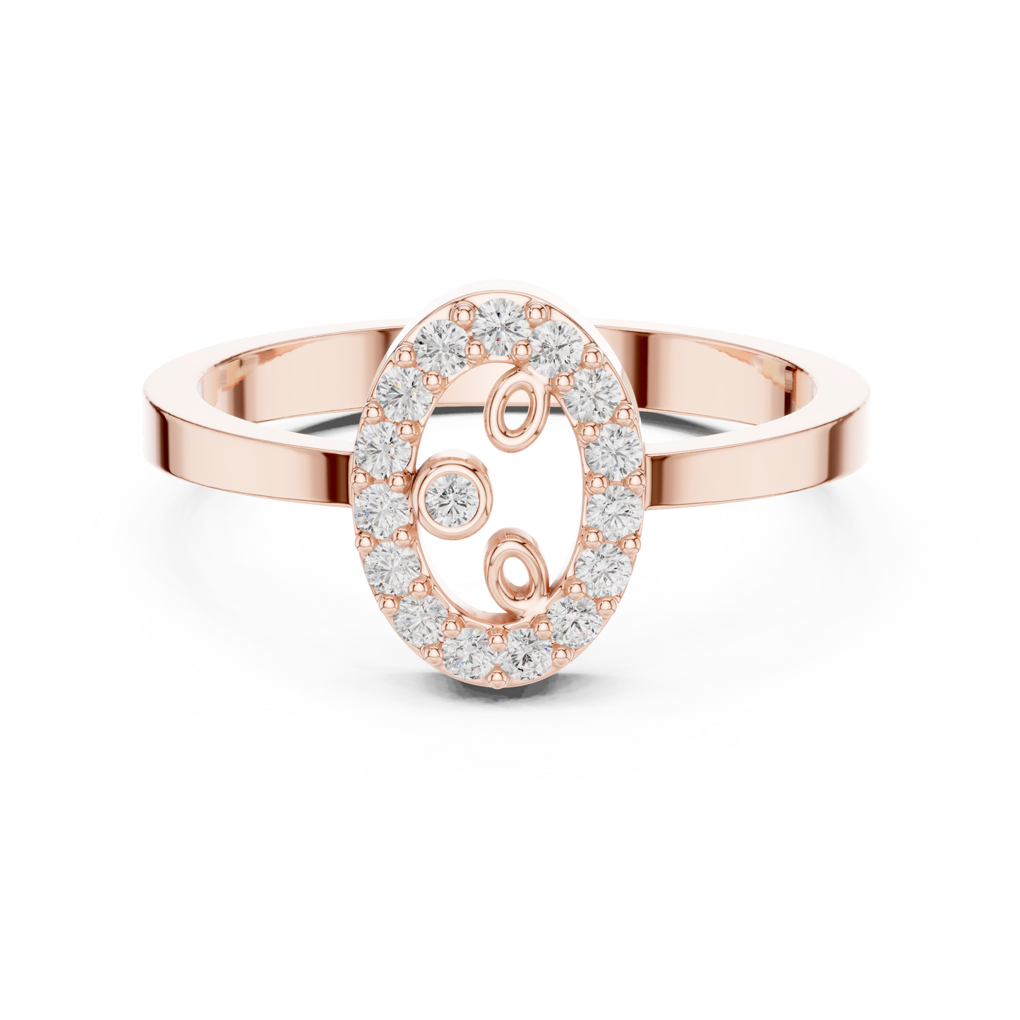 Chopard Happy Diamonds Icons Ring | White Gold with Floating Diamonds