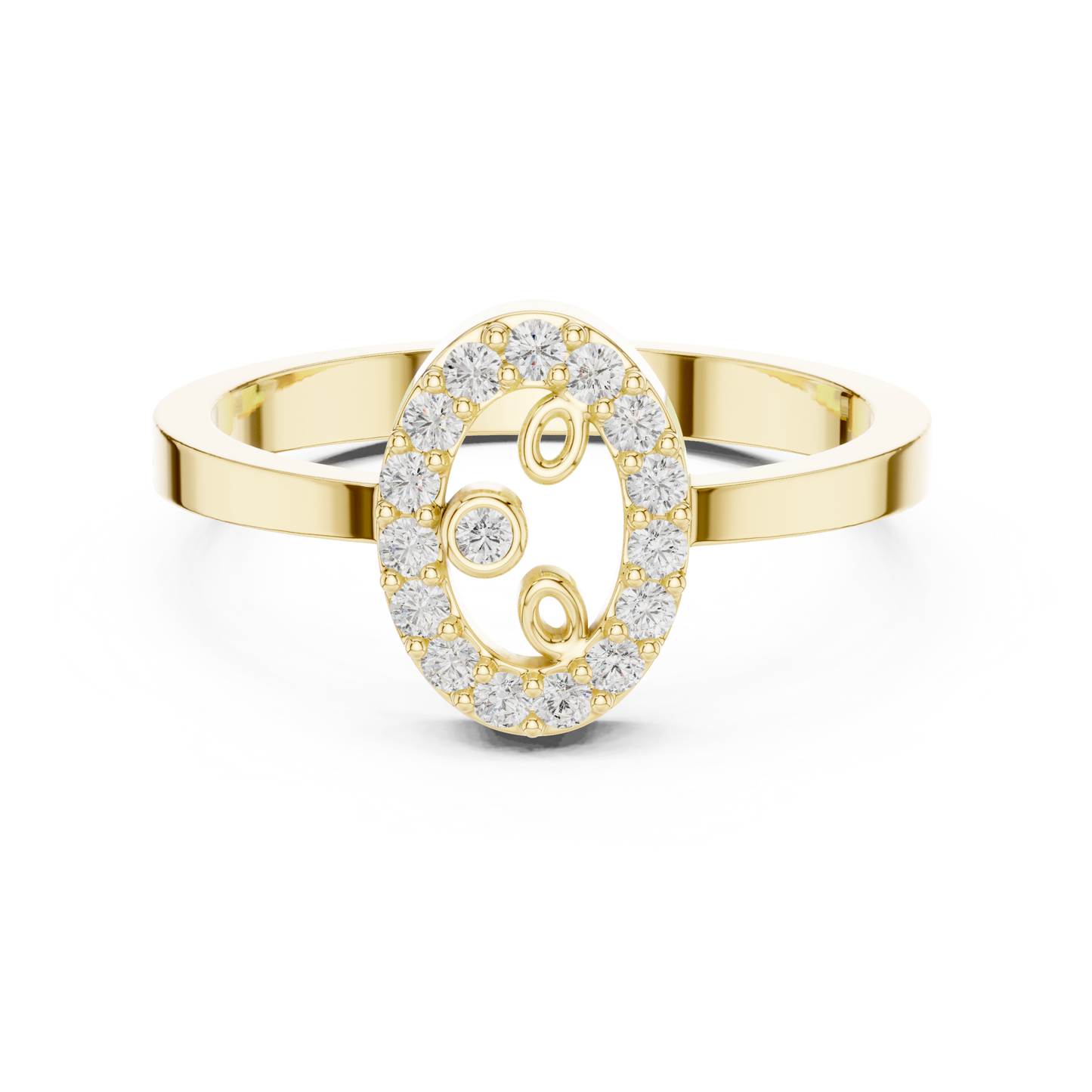 Chopard Happy Diamonds Icons Ring | White Gold with Floating Diamonds