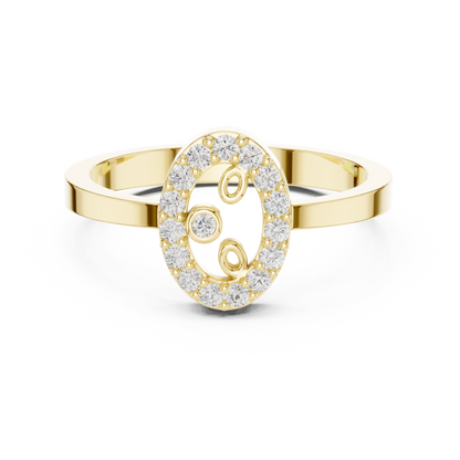 Chopard Happy Diamonds Icons Ring | White Gold with Floating Diamonds