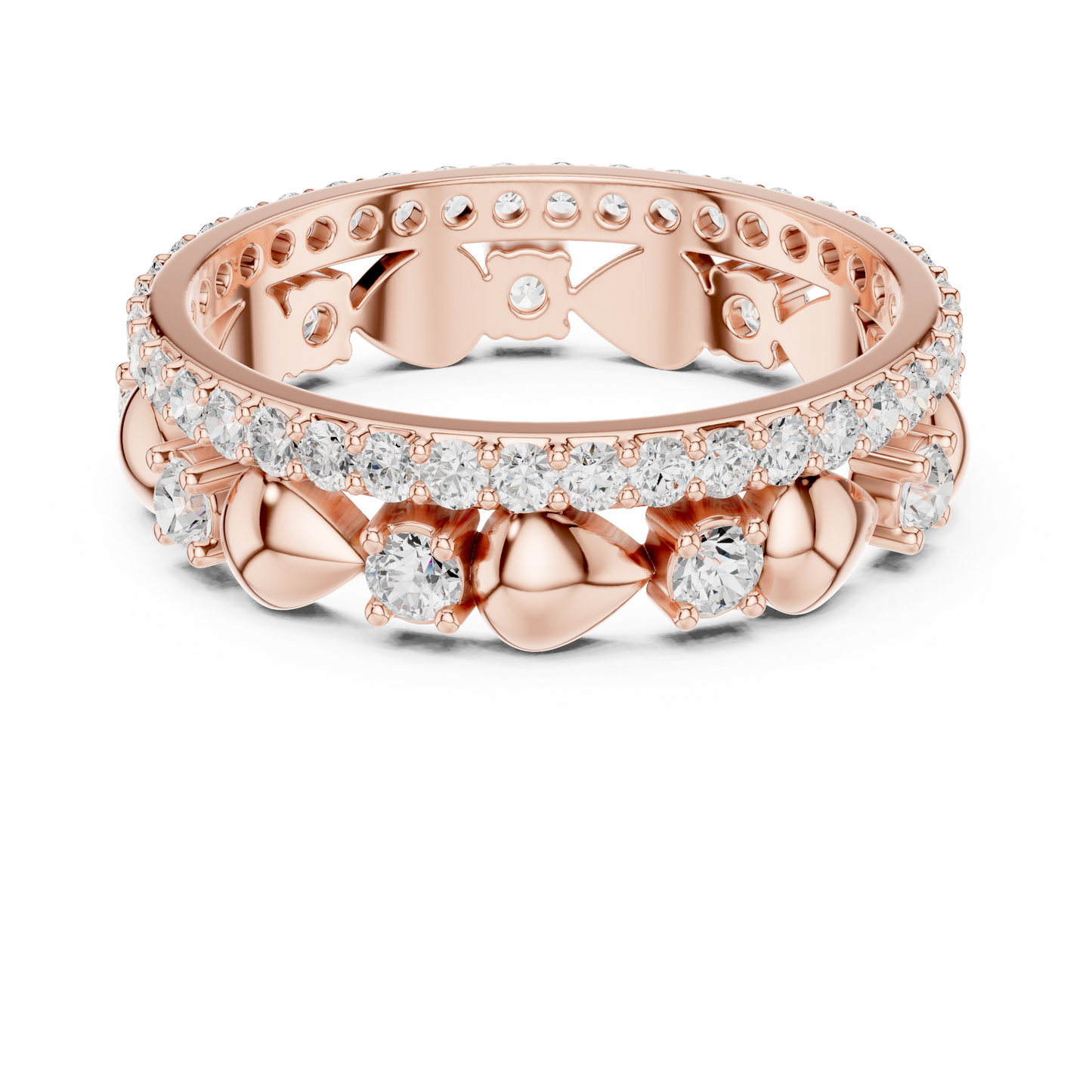 Lab-Grown Diamond Eternity Band | Sterling Silver Ring