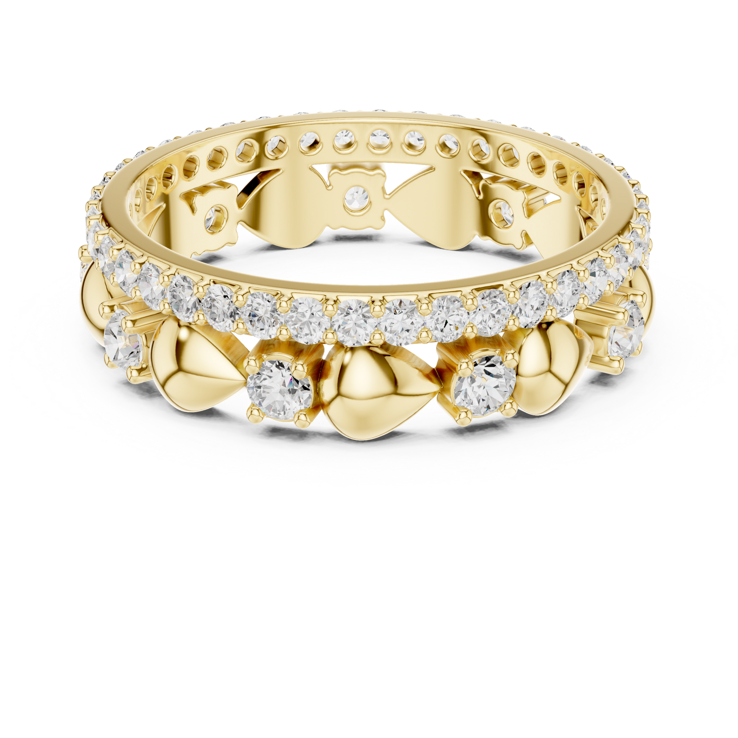 Lab-Grown Diamond Eternity Band | Sterling Silver Ring