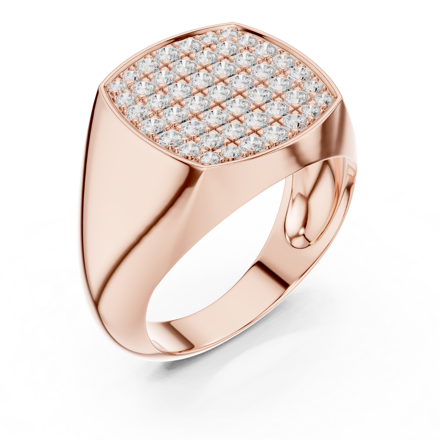 The Gerard Ring | Double Row Diamond Statement Ring