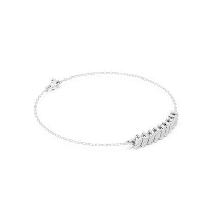 Marquise Diamond Chain Bracelet | Elegant Elongated Sparkle