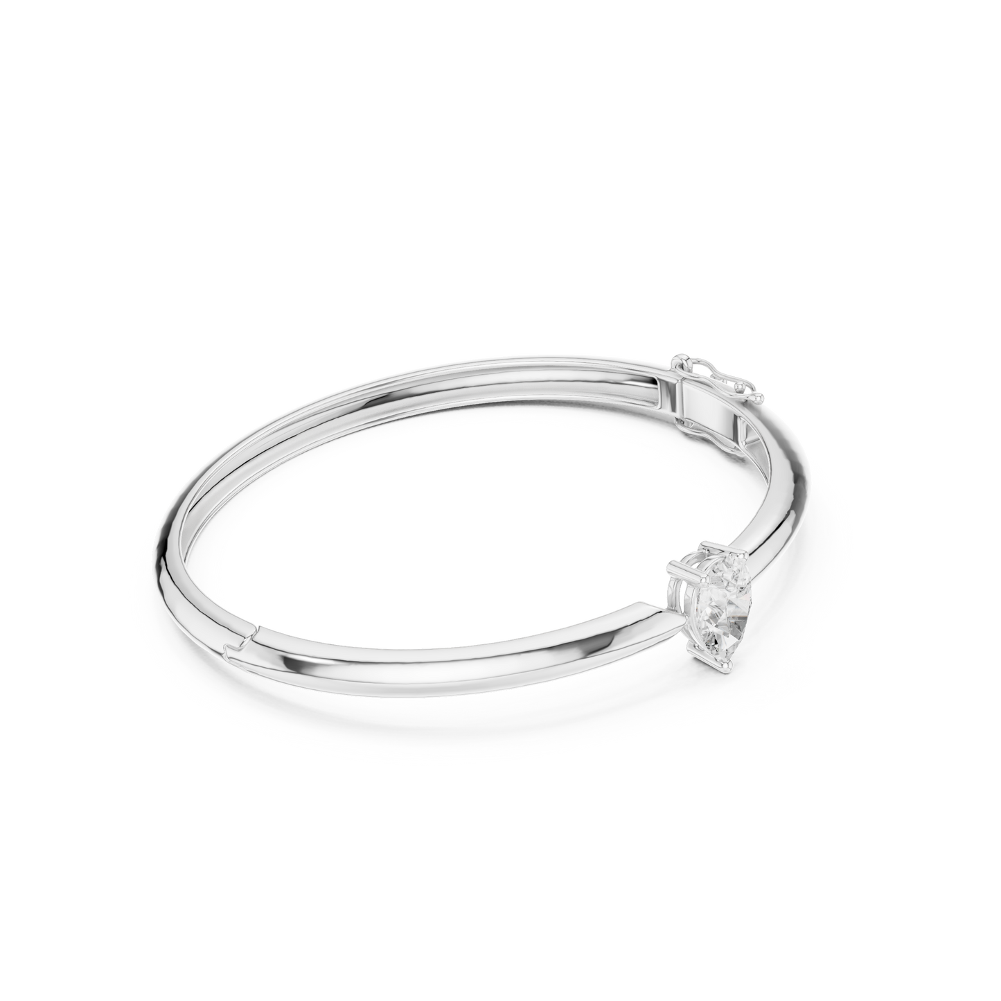 Pear-Shaped Solitaire Diamond Bracelet | Timeless Teardrop Elegance