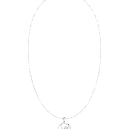 Diamond necklace featuring sparkling round diamonds on a polished chain