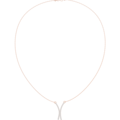 Love Letter “Y” Diamond Pendant Necklace | Personalized Sparkle