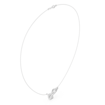 Ornate Leaf Pendant Necklace | Nature-Inspired Elegance