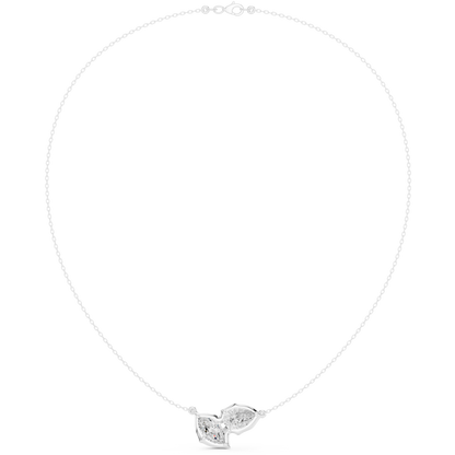 Ornate leaf pendant necklace featuring an intricately crafted leaf design in polished metal