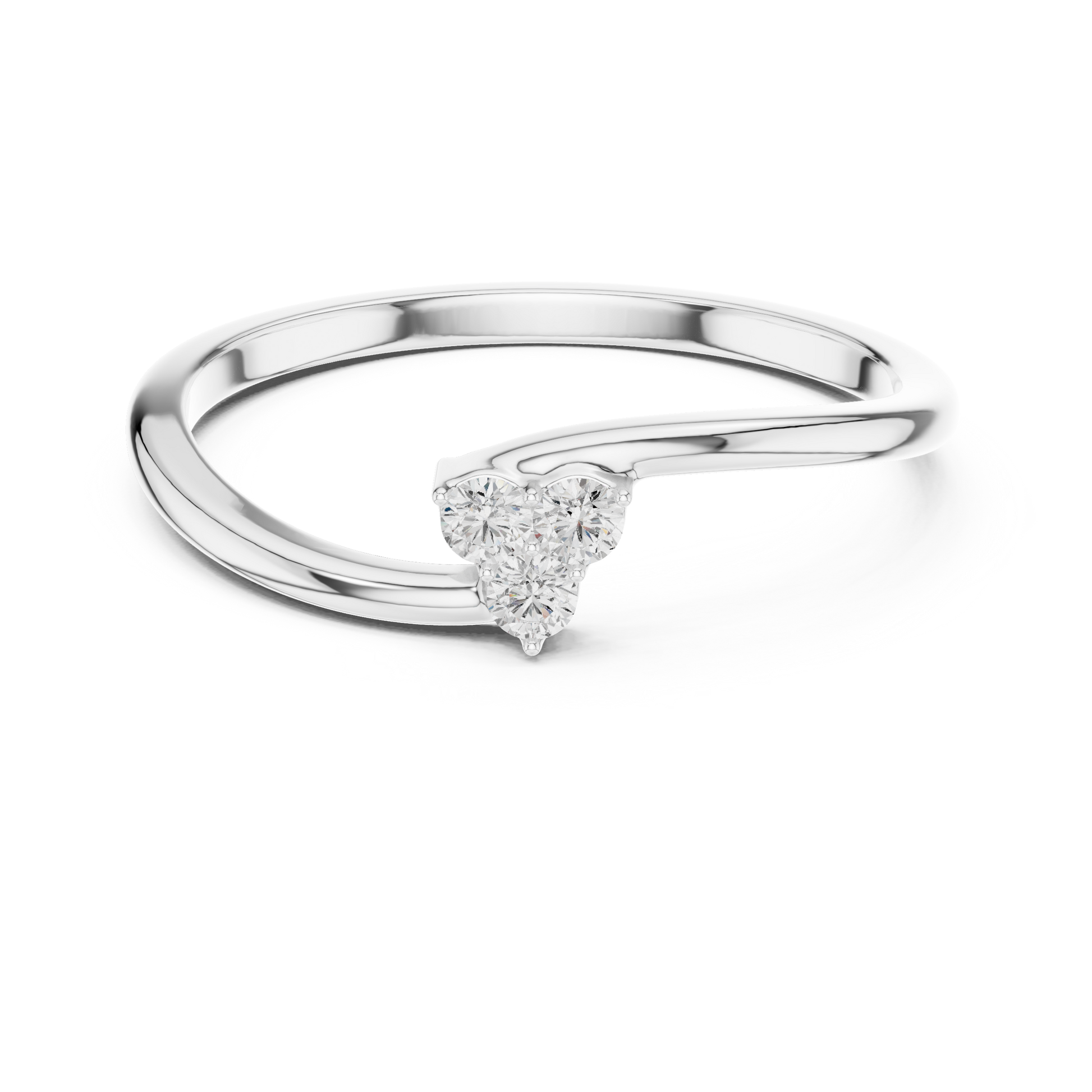 Elegant diamond ring for women in 935 silver

Modern solitaire diamond ring for women in white gold

Stylish women’s diamond ring perfect for everyday or special occasions