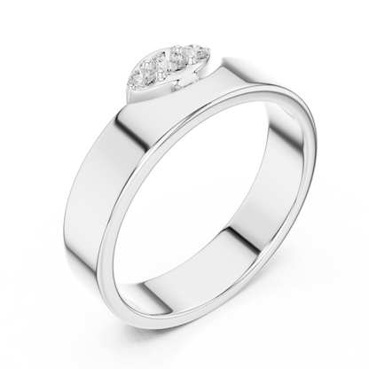 Marquise-Cut Diamond Engagement Ring | Solitaire Center Stone Ring