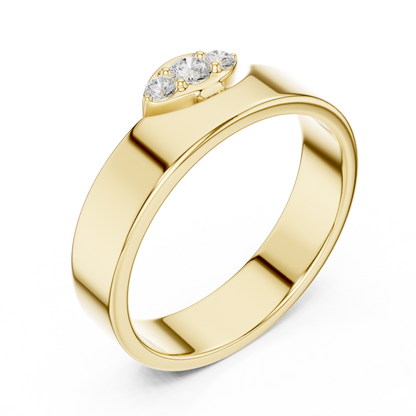 Marquise-Cut Diamond Engagement Ring | Solitaire Center Stone Ring