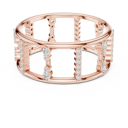 Silver Diamond Ring | Elegant Lab-Grown Diamond Ring for Women