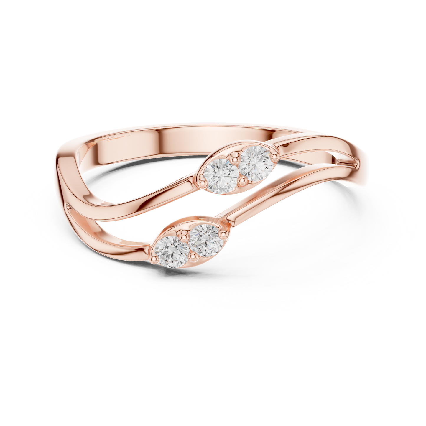 Eowen Diamond Ring | Elegant Solitaire or Accent Ring