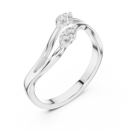 Eowen Diamond Ring | Elegant Solitaire or Accent Ring