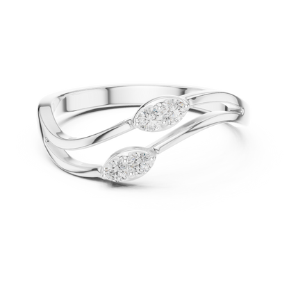 Eowen Diamond Ring in 935 silver

Elegant Eowen solitaire diamond ring in white gold

Modern women’s diamond ring Eowen design for engagement or gift