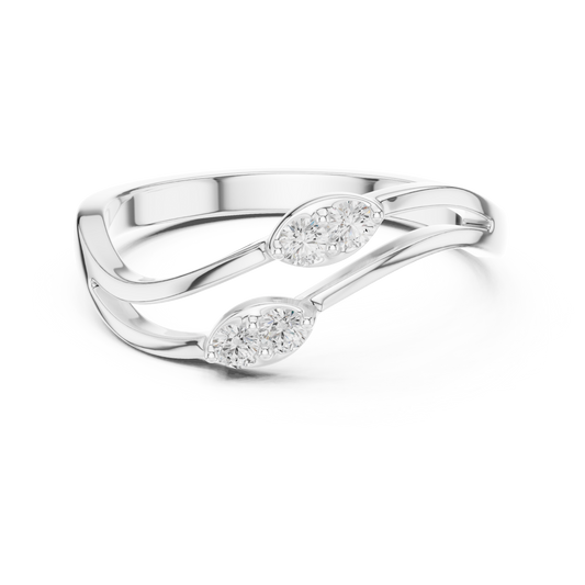 Eowen Diamond Ring in 935 silver

Elegant Eowen solitaire diamond ring in white gold

Modern women’s diamond ring Eowen design for engagement or gift