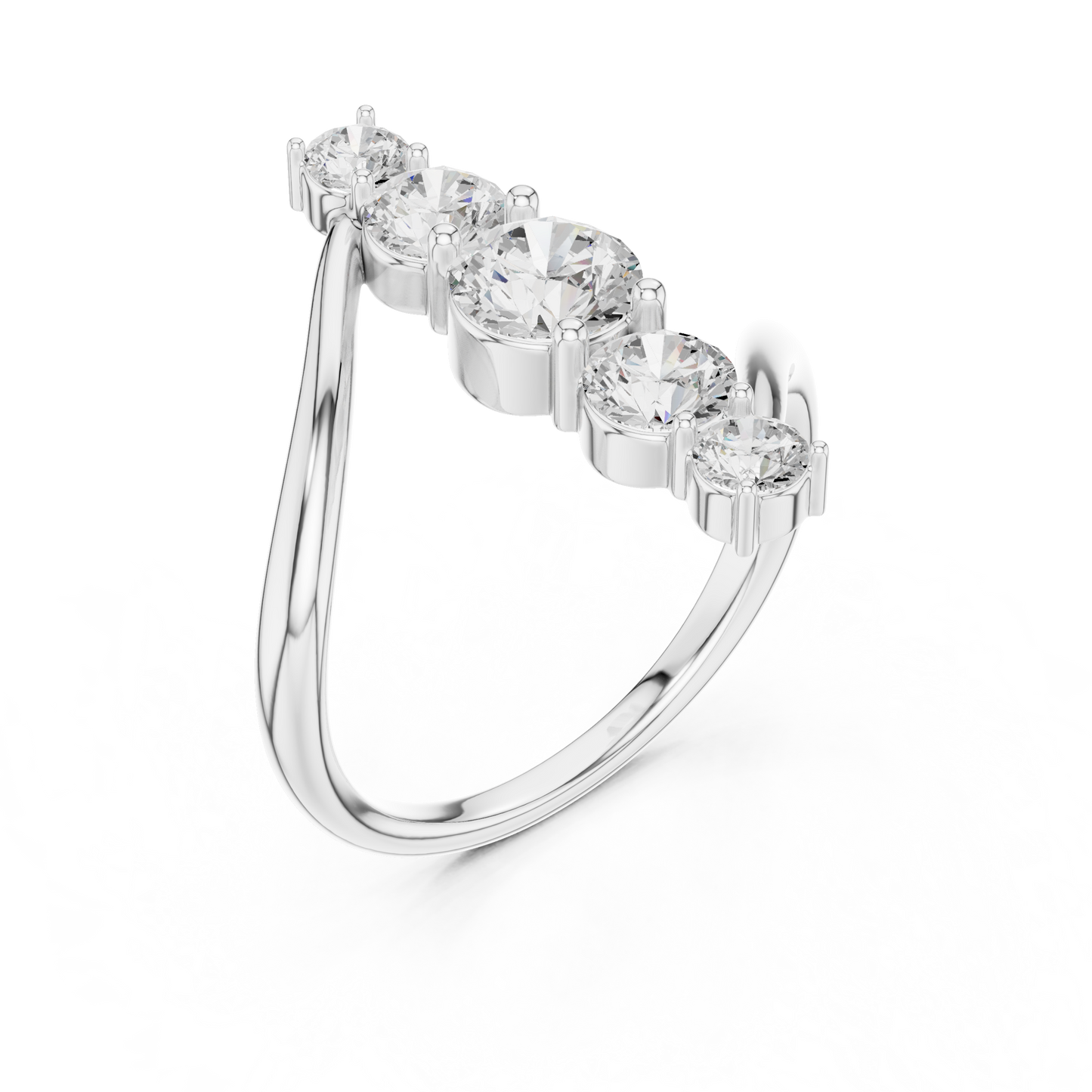 Aspley Seven-Stone Round Diamond Ring | Timeless Elegance