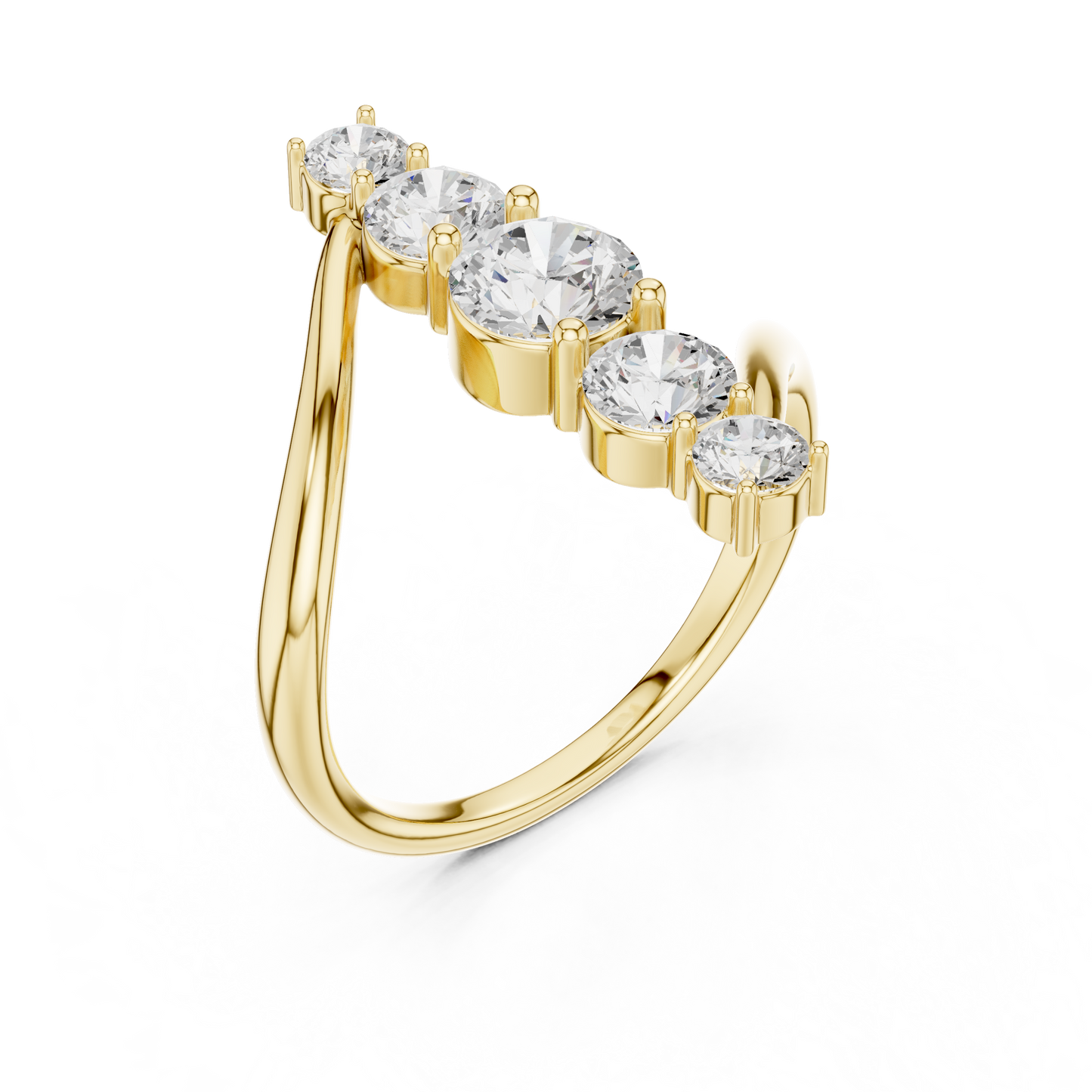 Aspley Seven-Stone Round Diamond Ring | Timeless Elegance