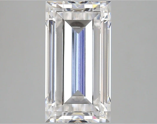 Baguette cut lab-grown diamond CVD HPHT VVS VS quality
