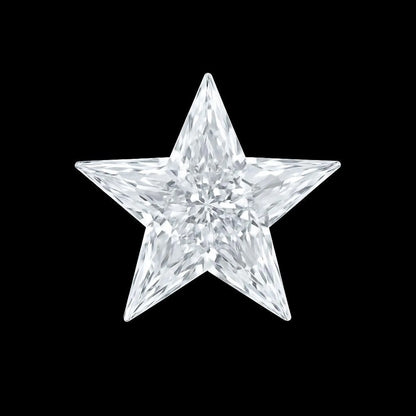 Star Cut Lab-Grown Diamond (CVD / HPHT) – D–F Color | VVS–VS Clarity | All Sizes Available