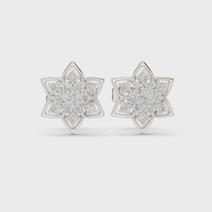 Pair of lab-grown diamond stud earrings in white gold

Elegant women’s stud earrings featuring sparkling lab-grown diamonds

Classic fine jewelry earrings with timeless design