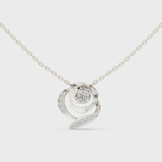 Diamond Christine Necklace in white gold

Lab-grown diamond Christine necklace close-up

Elegant diamond necklace for women