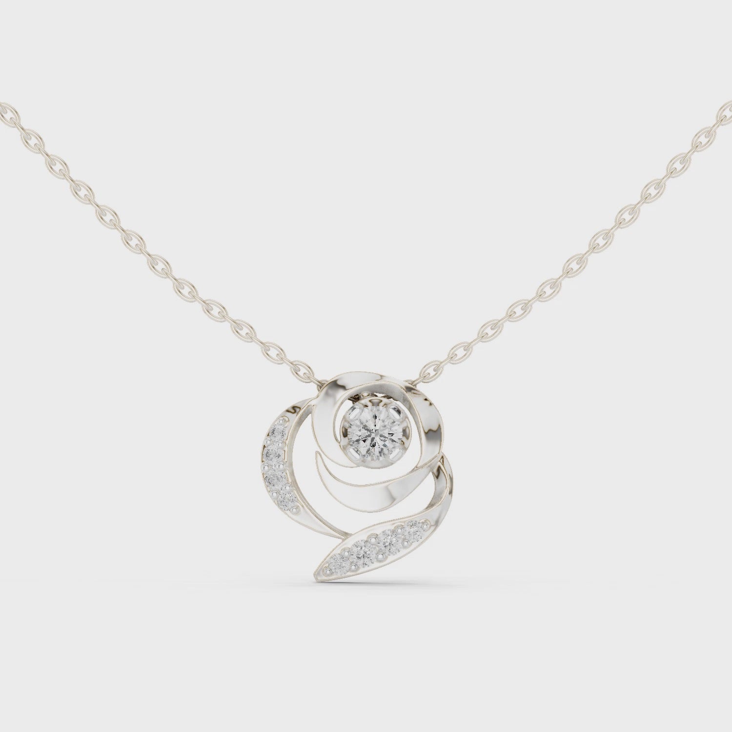 Diamond Christine Necklace in white gold

Lab-grown diamond Christine necklace close-up

Elegant diamond necklace for women
